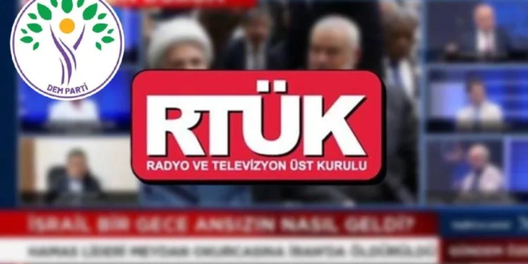 DEM Parti’den RTÜK’ün lağvedilmesi için kanun teklifi