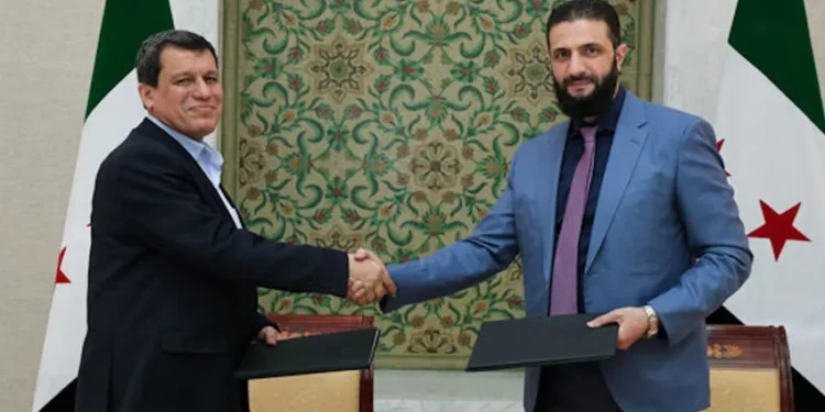 Şam hükümeti ile SDG arasında anlaşma sağlandı