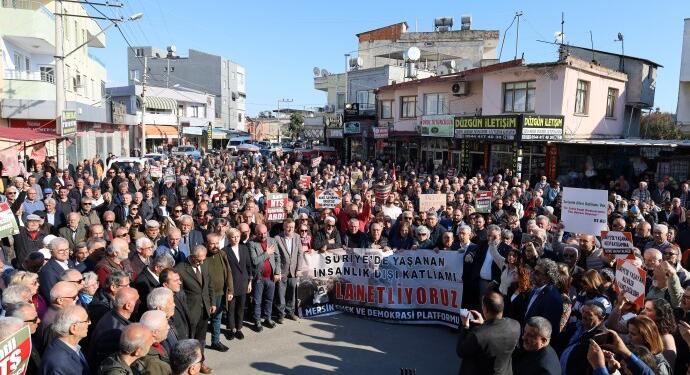 Suriye’deki Alevi katliamı protesto edildi