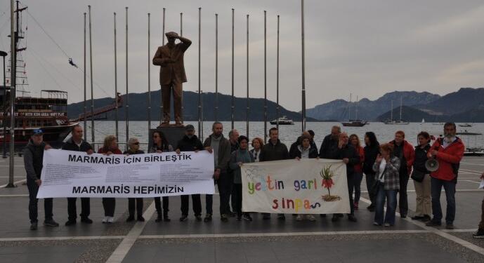 Marmaris’teki SİNPAŞ inşaatının durdurulması talep edildi