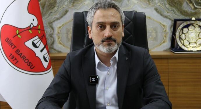 Sêrt Baro Başkanı: Sürece hukukçu ve barolar da dahil olmalı