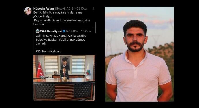 Kayyıma ‘hırsız’ dediği için gözaltına alındı