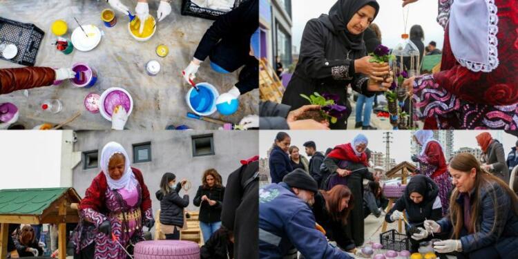 Amedli kadınlar geri dönüşüm etkinliğinde buluştu