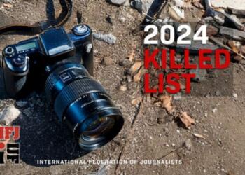 IFJ: 2024 yılında 122 medya çalışanı katledildi