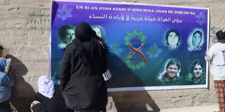 TAJÊ’den Şengal’de 8 Mart çalışması