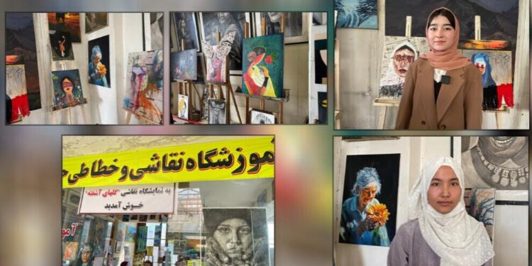 Sanat Afganistanlı kadın ve kız çocuklarına umut oldu