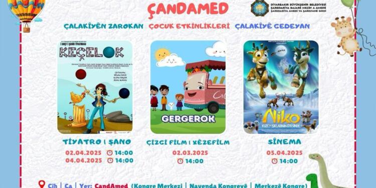 Amed Büyükşehir Belediyesi ‘Çocuk Etkinlikleri’ düzenleyecek