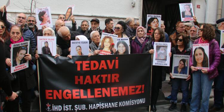 İHD, 8 Mart’ta 70 hasta kadın tutsağın sağlık durumuna dikkat çekti