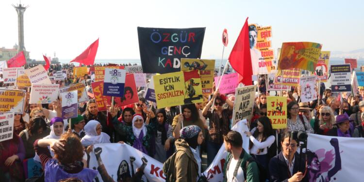 Fotoğraflarla 8 Mart 2025: Jin, Jiyan, Azadî!