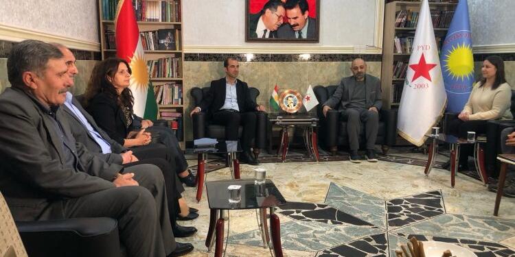 DEM Parti ve DBP heyetlerinden PYD ziyareti