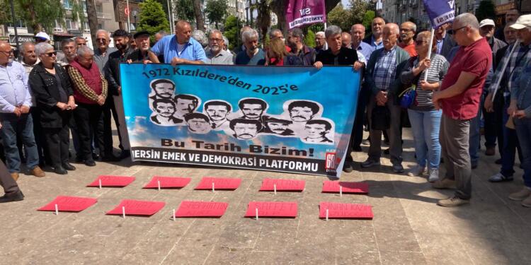 Mersin’de Kızıldere anması