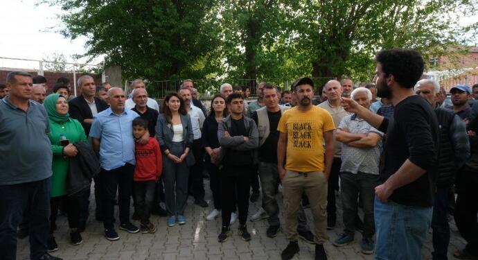 GES yapılacak mahalleye ziyaret