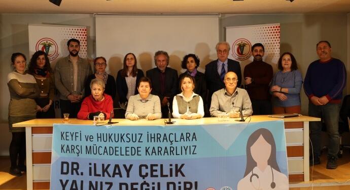 Beraat kararına rağmen hekimin ihraç edilmesine tepki