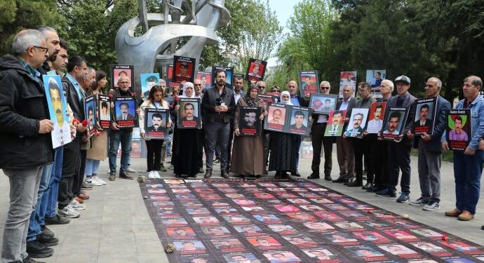 Kayıp yakınları Dağlı, Bulmuş, Kurt ve Şedal’ın akıbetini sordu