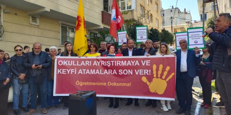 Öğrenciler ve veliler yürüdü, imza toplandı