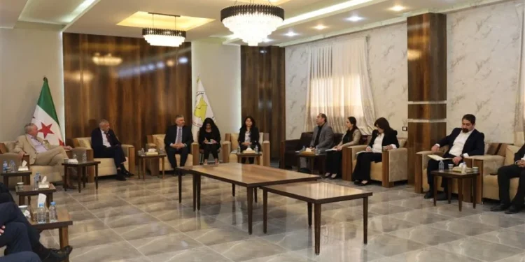 Avrupa heyeti MSD ve QSD ile görüştü