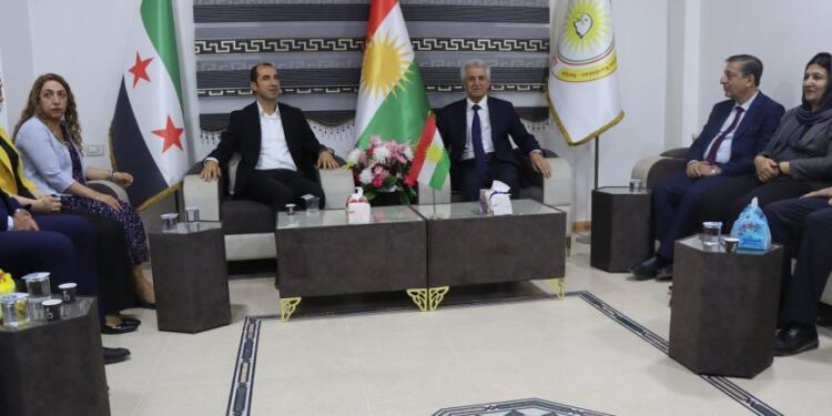 DBP ve DEM Parti heyetinin Rojava’da temasları sürüyor