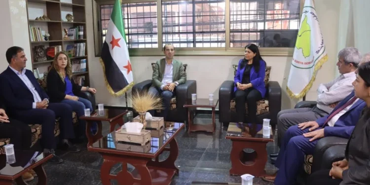 DBP ve DEM Parti heyeti MSD’yi ziyaret etti