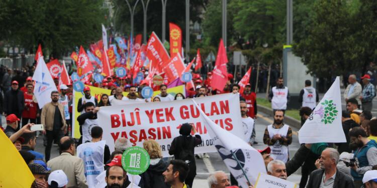 DEM Parti’den 1 Mayıs genelgesi: 8 Mart’ın cesareti ve Newroz’un coşkusuyla alanlarda olalım