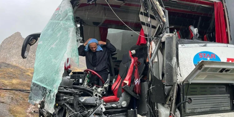 Colemêrg’te kaza: 1 ölü 9 yaralı