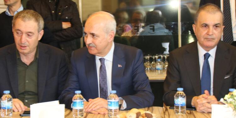 Numan Kurtulmuş ve Ömer Çelik Sırrı Süreya Önder’i ziyaret etti