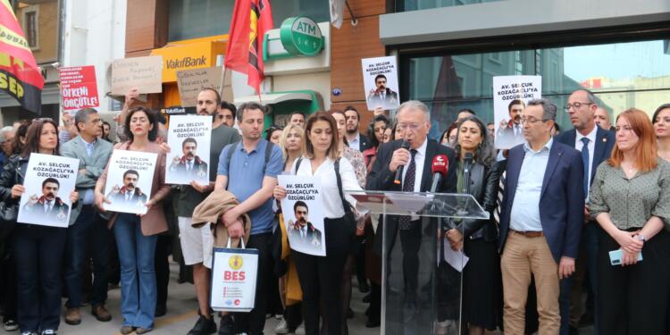 Selçuk Kozağaçlı’nın tutuklanması İzmir’de protesto edildi