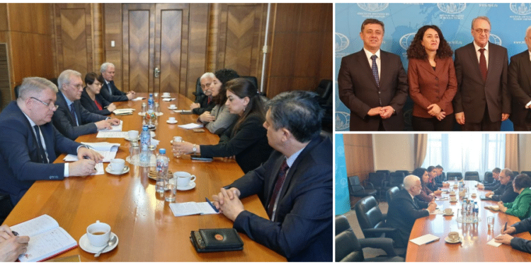 DEM Parti heyeti Rusya Dışişleri Bakan Yardımcıları ile görüştü