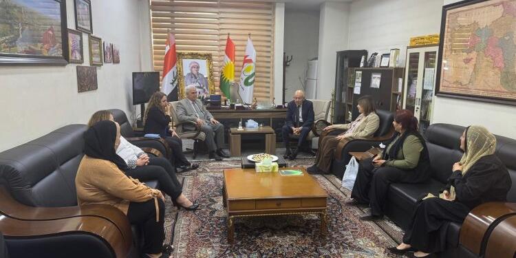 Heyetin Federe Kürdistan’da ziyaretleri sürüyor