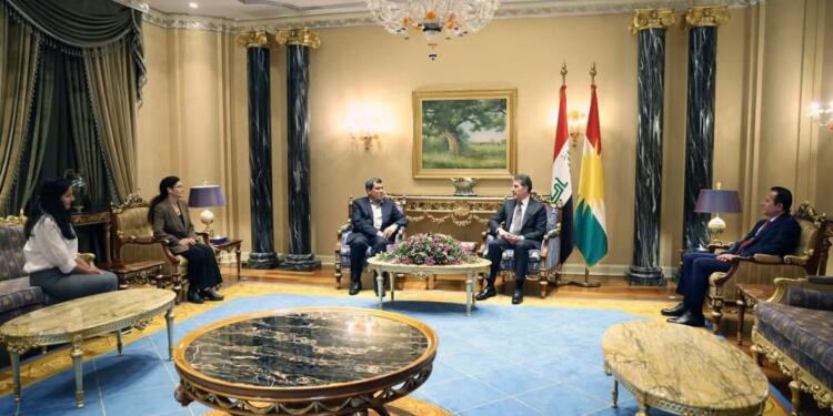 Mazlum Ebdî ve Îlham Ehmed’den Barzani ile görüşme