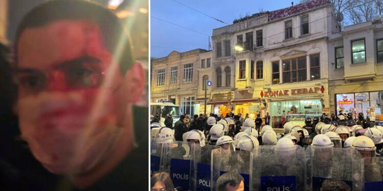 CHP’nin Filistin yürüyüşüne polis saldırdı