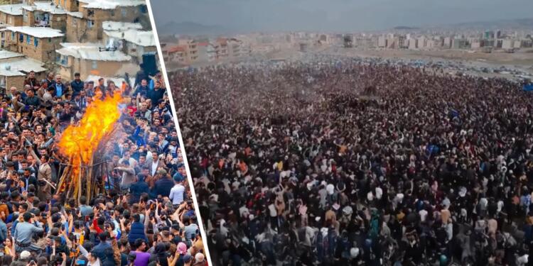 Öcalan’ın çağrısı Rojhilat’taki Newroz kutlamalarına damga vurdu