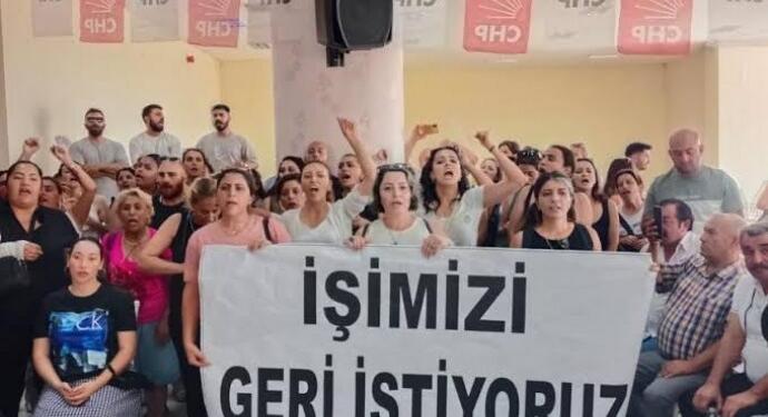 Çiğli Belediyesi işçilerinin eylemleri 13’üncü gününde