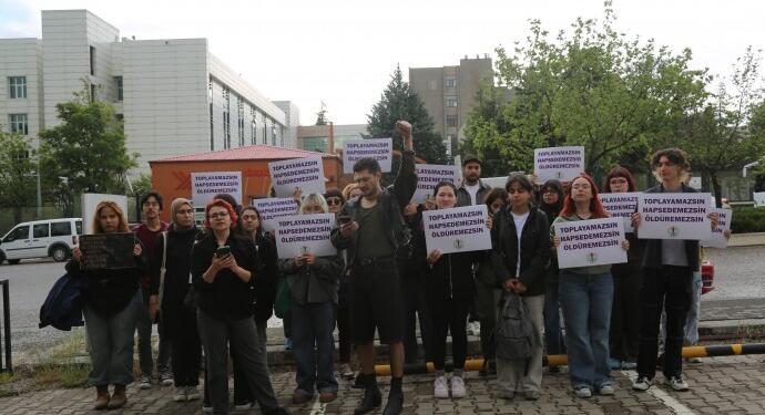 Üniversiteliler hayvan topluluklarının kapatılmasını protesto etti