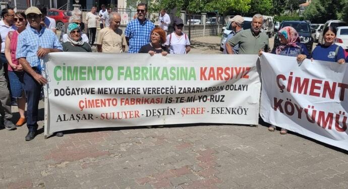 Çimento fabrikasının ÇED sürecine itiraz