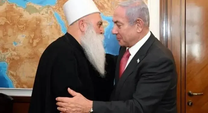 Şeyh Muwafaq Tarif Netanyahu ile görüştü
