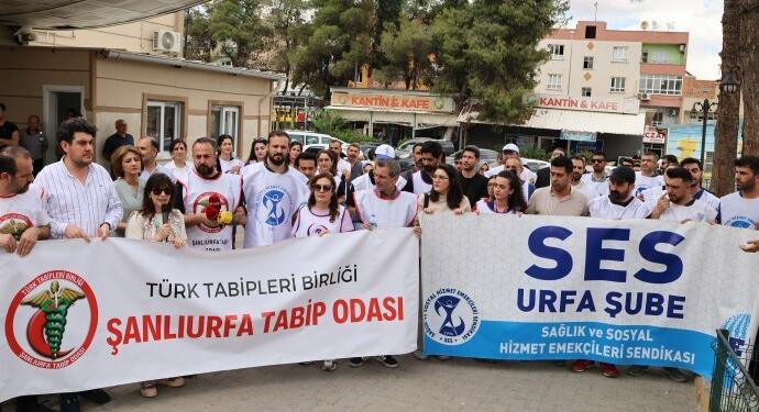 Riha’da sağlıkçılara şiddette tepki