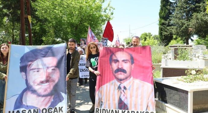 Karakoç ve Ocak mezarları başında anıldı