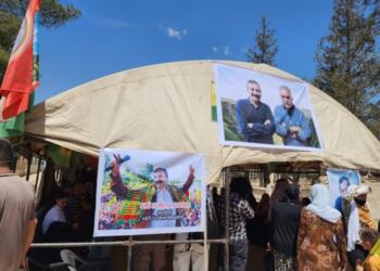 Qamişlo’da Önder için taziye çadırı kuruldu