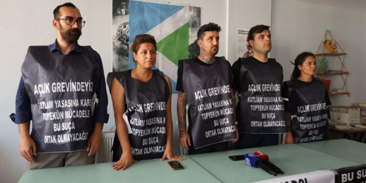 İzmir’de katliam yasasına karşı açlık grevi başlatıldı