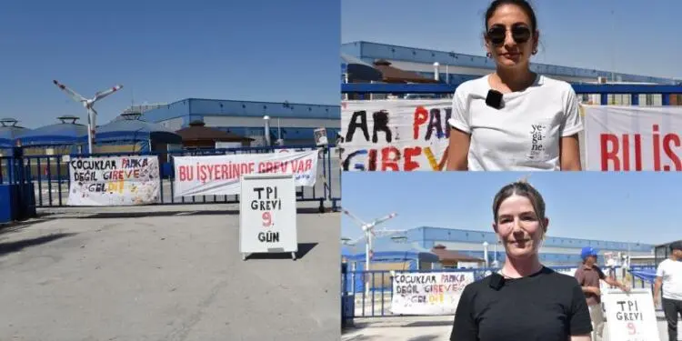 Grevdeki işçi kadınlar: Emeğimizin karşılığını istiyoruz