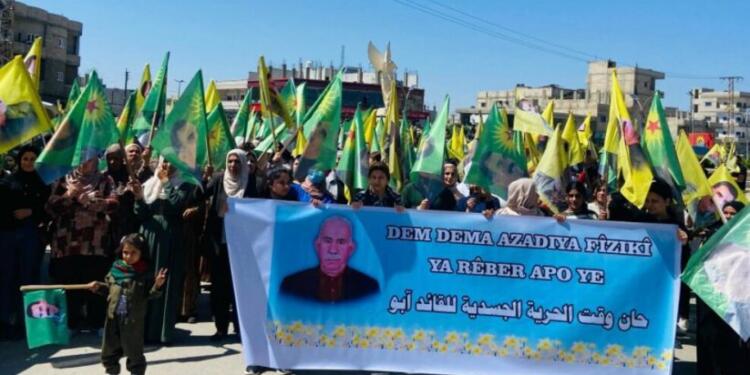 4 kentte Abdullah Öcalan’a özgürlük yürüyüşü