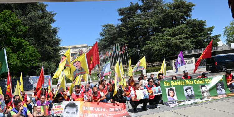 Cenevre eylemi: ‘Önder Apo’nun özgürlüğünün önü açılmalı’