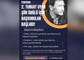 2. Turgut Uyar Şiir başvuruları başladı