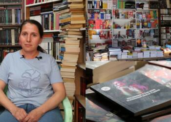 Küçük dükkanında sahaflığı yaşatıyor