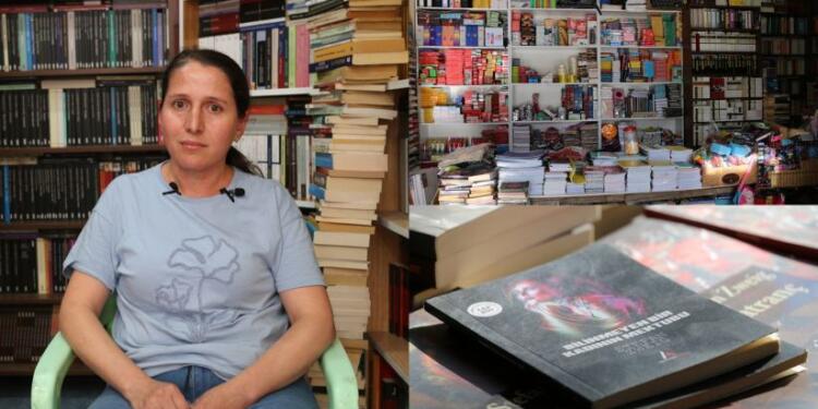 Küçük dükkanında sahaflığı yaşatıyor