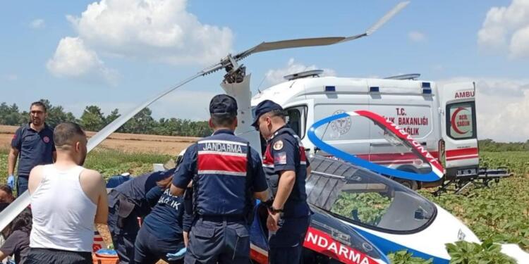 Adana’da jandarma cayrokopteri düştü