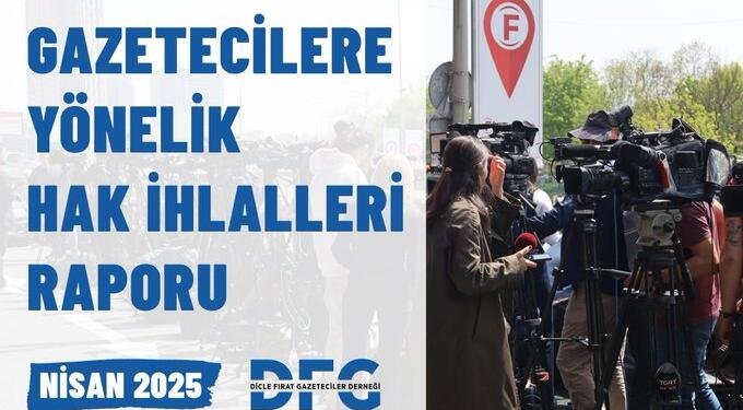 DFG’den Nisan raporu: 8 gazeteci gözaltına alındı