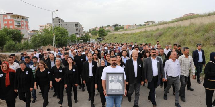 Binler Mustafa Mesut Tekik’i son yolculuğuna uğurladı