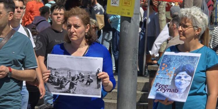 İran’ın idam politikaları Frankfurt’ta protesto edildi