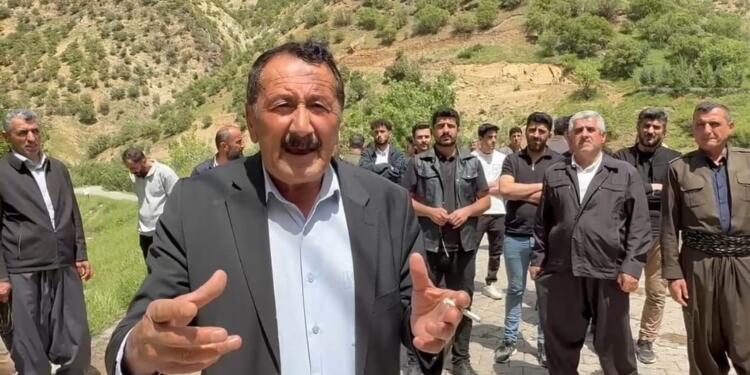 Colemêrg’de köylüler madene karşı eylemde